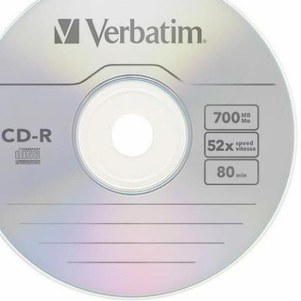 CD-R Verbatim #43787 CD Blank CD Kosong Kepingan 50pcs