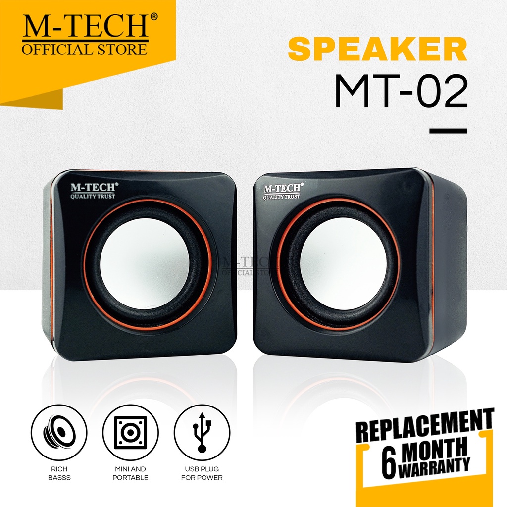 Speaker M-Tech Original Multimedia PC Komputer Laptop MT-02