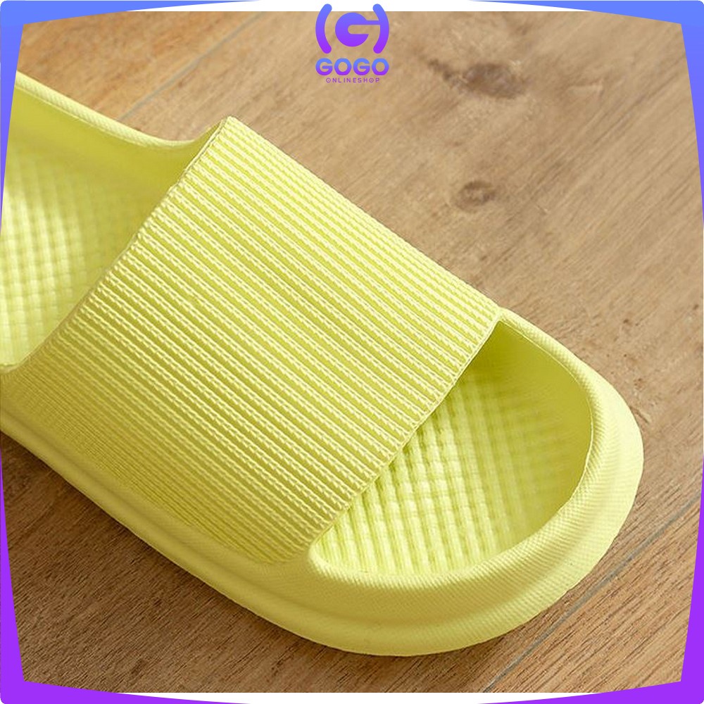 GOGO-S52 Sandal Slop Rumah Hotel Bahan Eva Sendal Karet Kamar Mandi Empuk Anti Slip Sandals Wanita Pria Couple