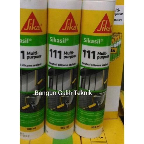 

SIKASIL 111 Multi Purpose Silicone Sealant 300 ML WHITE