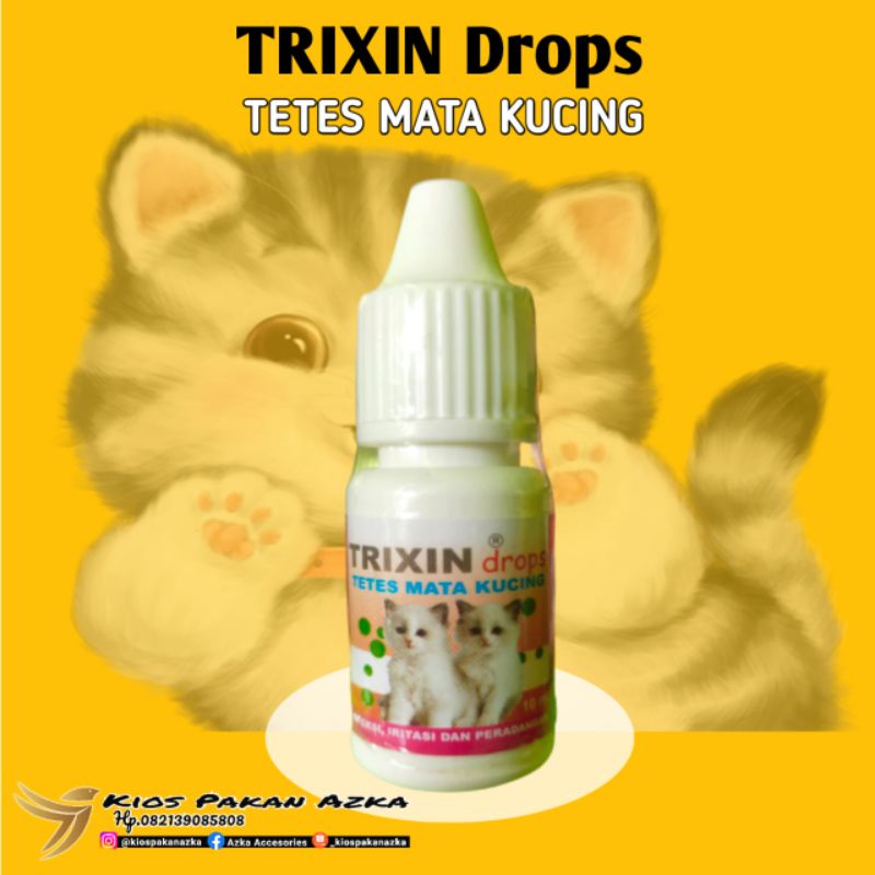 Trixin Drops Cat - Obat Hewan Tetes Mata Kucing