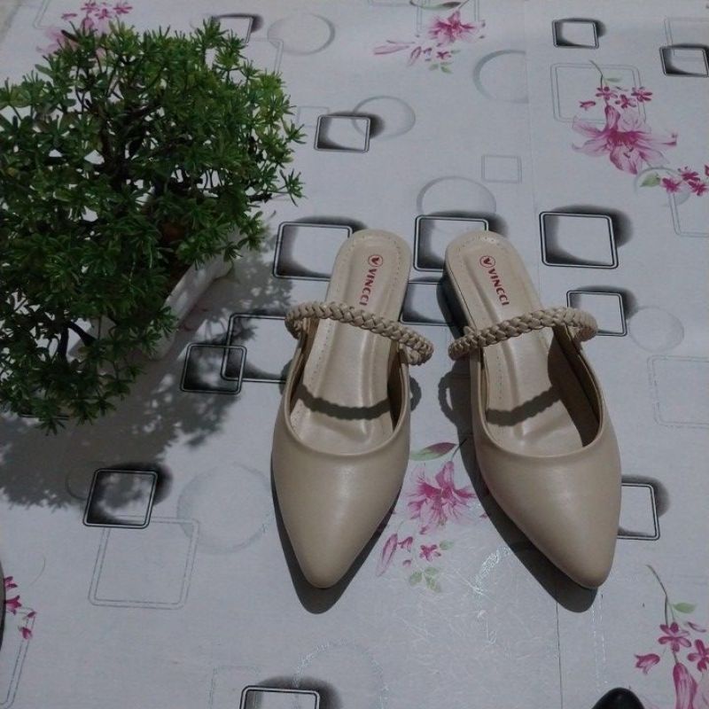 selop sepatu vincci model kepang ph 2cm