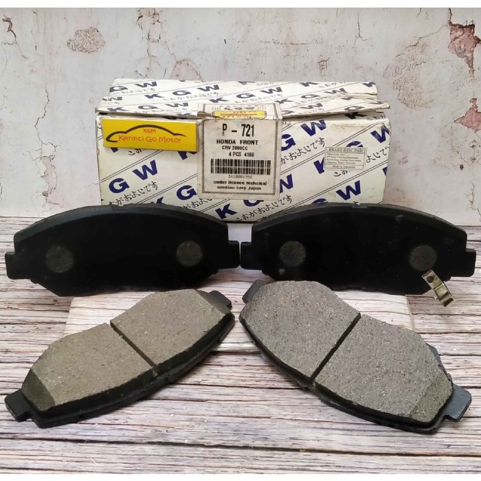 BRAKE PAD KAMPAS REM DEPAN CRV 2.0 2000 KGW P-721