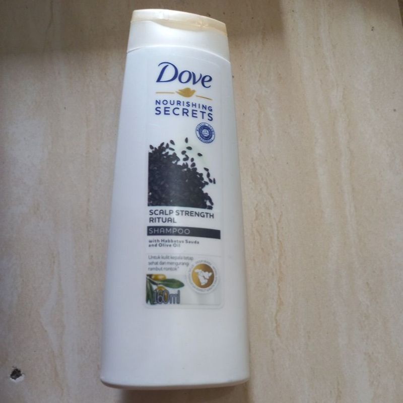 dove shampo nourishing secret scalp strength ritual160ml