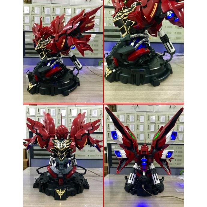 Sinanju head bust 1/35 by yihui mib gunpla gundam