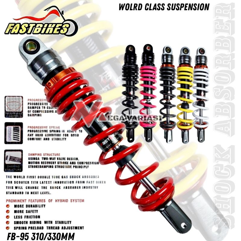 SHOCK BREAKER BELAKANG MOTOR MATIC SHOCBREAKER MOTOR MATIC MODEL RAZOR EMPUK COCOK UNTUK MIO BEAT SCOOPY FINO GENIO VARIO MIO J DLL