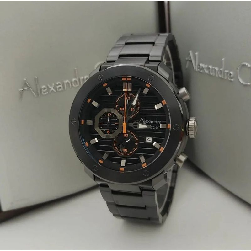 Jam Tangan Pria Alexandre Christie Original AC6626MC