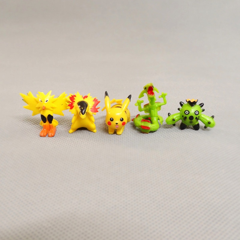 24 Pcs / Set TAKARA TOMY Action Figures Anime Pokemon No Repeats Charizard Squirtle Pikachu Isi 48Pcs Untuk Koleksi Anak