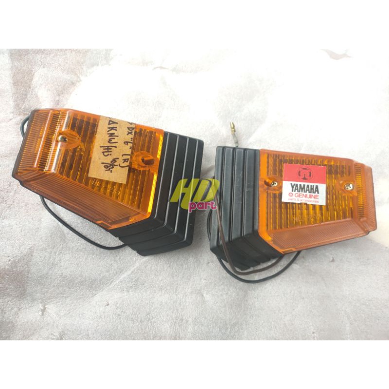 lampu sein sen headlamp lamp depan Assy kanan kiri Yamaha V 80 V80 V80SS super deluxe dulluxe robot 