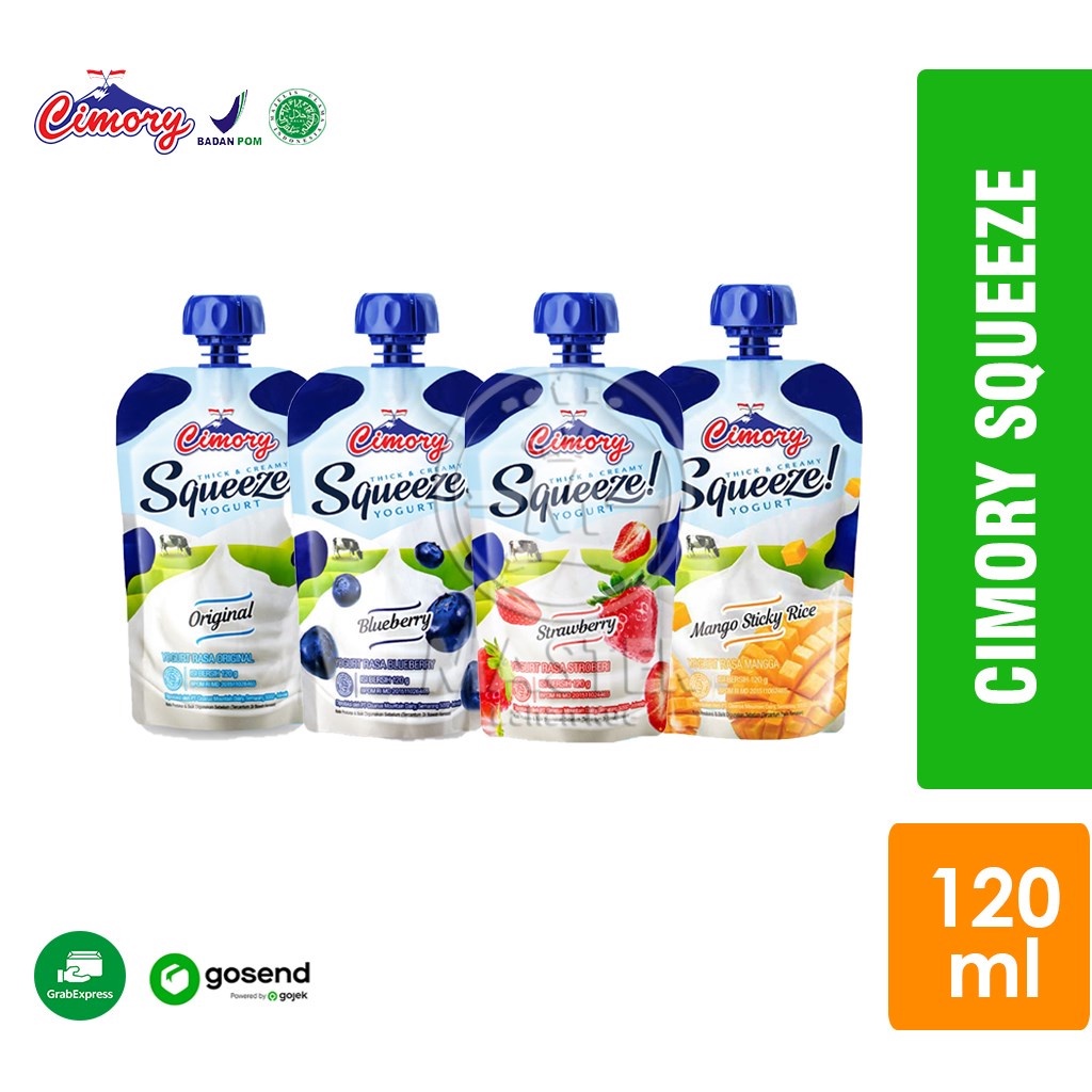 

Cimory Squeeze Yogurt 120 ml [KHUSUS INSTANT]