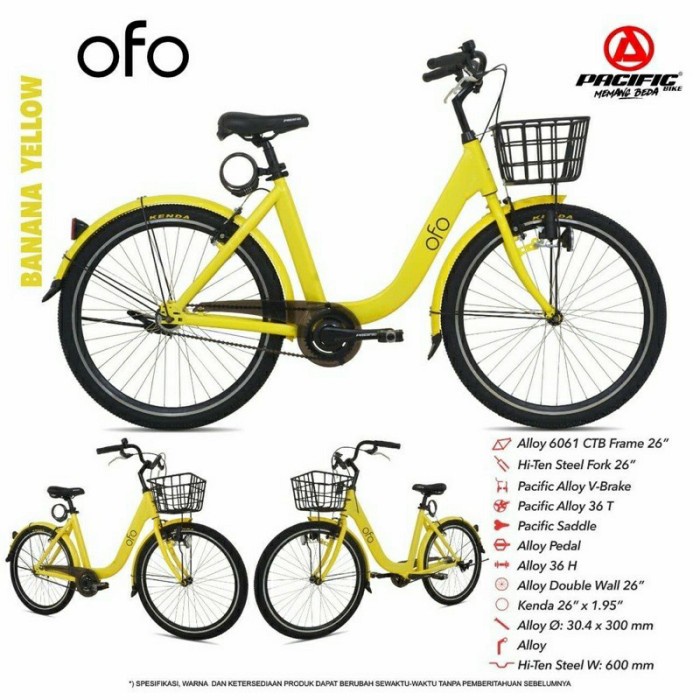Frame Sepeda Mini Ctb 26 Inch Pacific Ofo