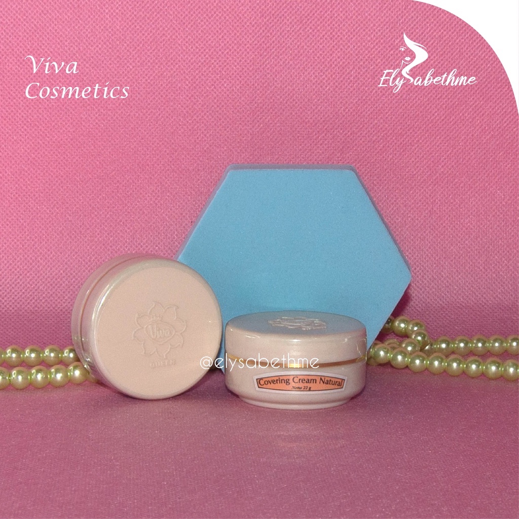 ✿ELYSABETHME✿ (🆅🅸🆅🅰) Viva covering cream coklat pot concealer meutup noda dan bekas jerawat concealing foundation