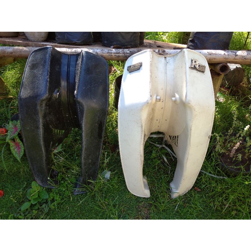 sayap suzuki rc100 putih original lepasan motor