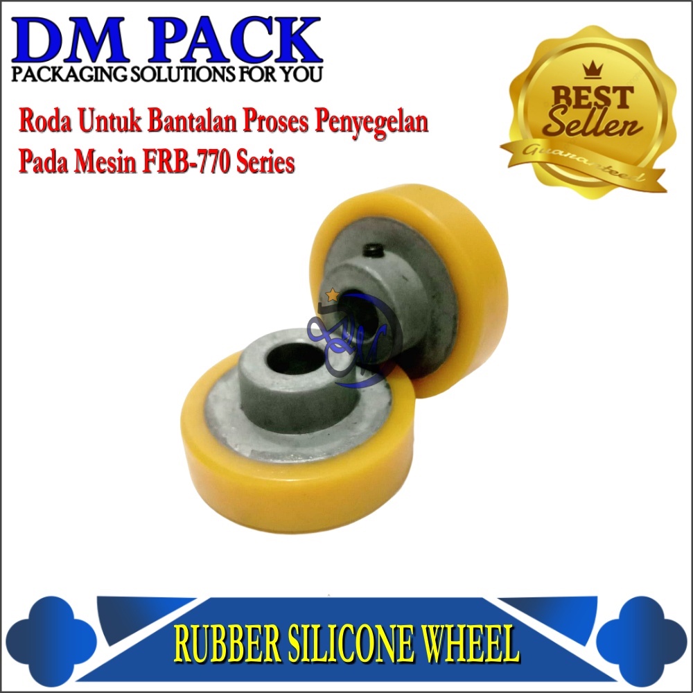 Jual Rubber Silicone Wheel Roda Roll Press Mesin Continuous Band Sealer ...