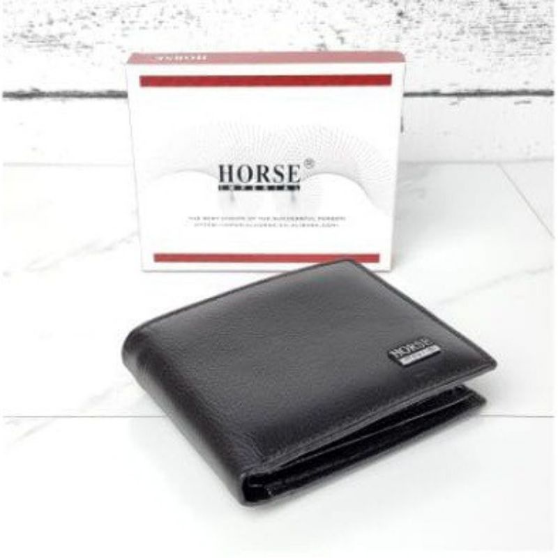 Dompet kulit asli horse pria dewasa + free box