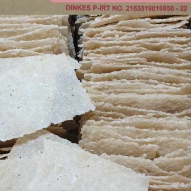 

kerupuk gendar mentah 5kg/kerupuk karak/kerupuk puli 1dus.