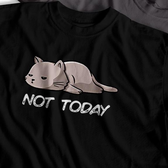 Baju Kaos Gambar Kucing Pria Distro Original Oversize Jumbo Big size - Army, M