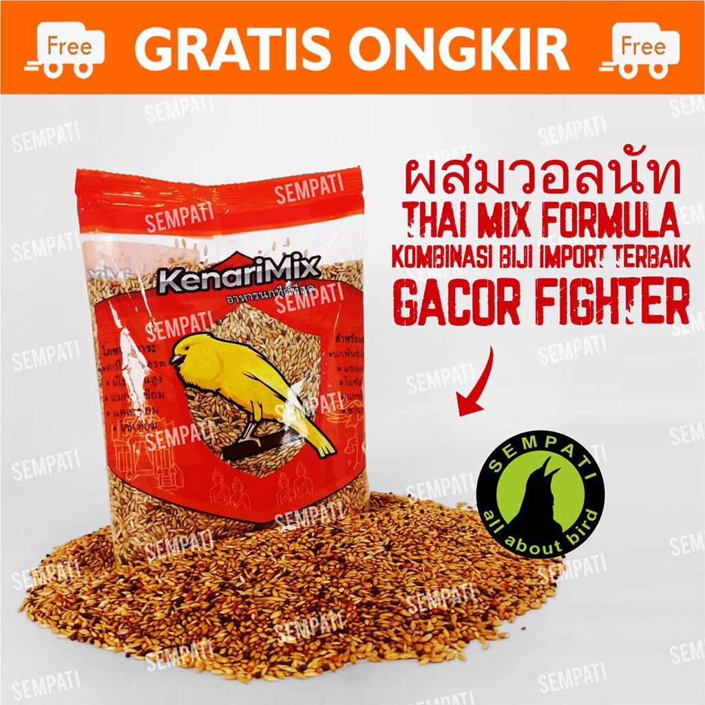 Kenari Mix Sempati Kenari Mix Pakan Harian Burung Kenari Mix Thailand Canary Seed Makanan Kenari Parkit Blackthroat Falk Dll