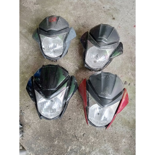 headlamp megapro new mono shock