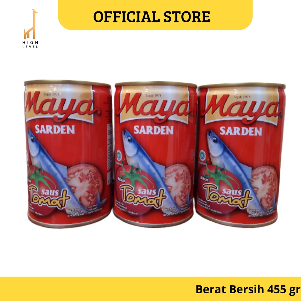 

Sarden Sardines Maya Ikan Kaleng 425 gr