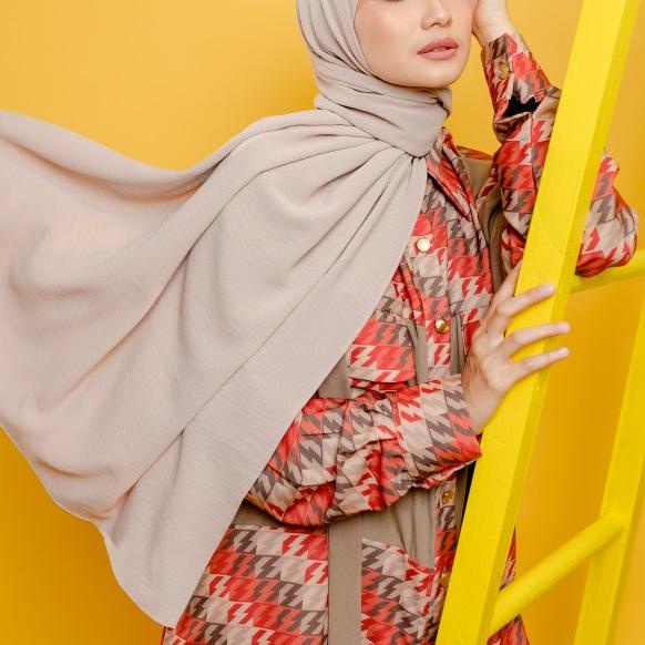 ZASKIA SUNGKAR YURA PASHMINA - DUSTY PURPLE