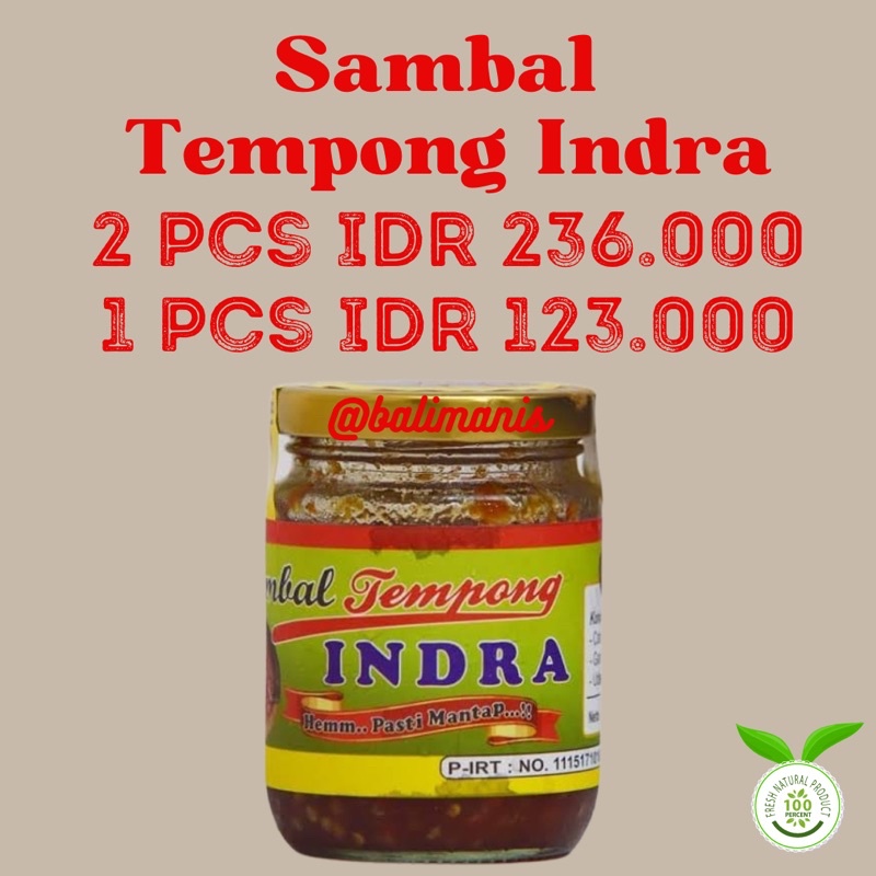 

Sambal Tempong Indra