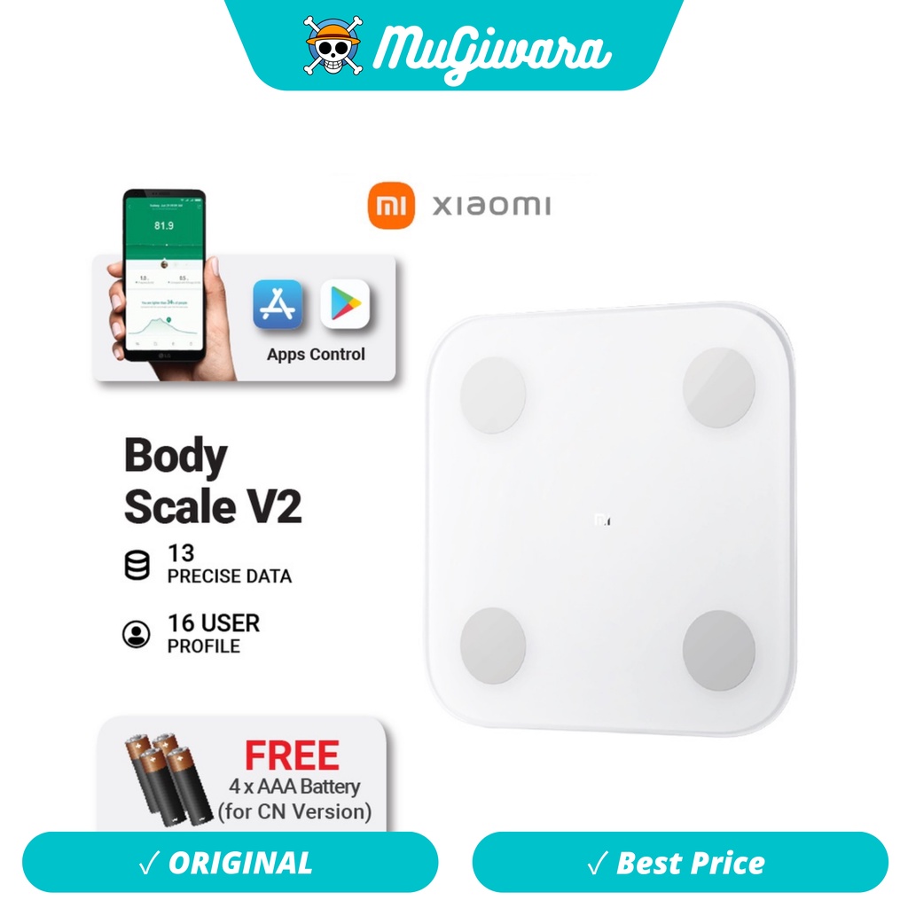 Xiaomi Smart Scale 2 - Mi Smart Body Composition Scale 2 - Timbangan