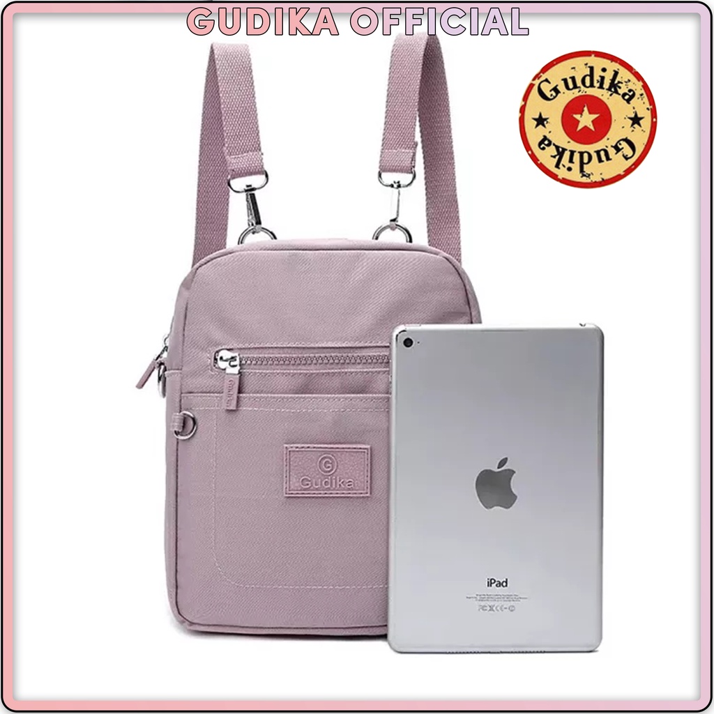 BIG PROMO GUDIKA 5162 | Tas Selempang | Backpack Waterproof Wanita Tas Ransel Anti Air Import Original | Ransel Cewek | Ransel Perempuan | Tas Wanita