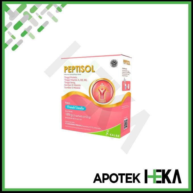 

Peptisol Vanila/Coklat 189 gram - Nutrisi Tinggi Protein Rendah Residu