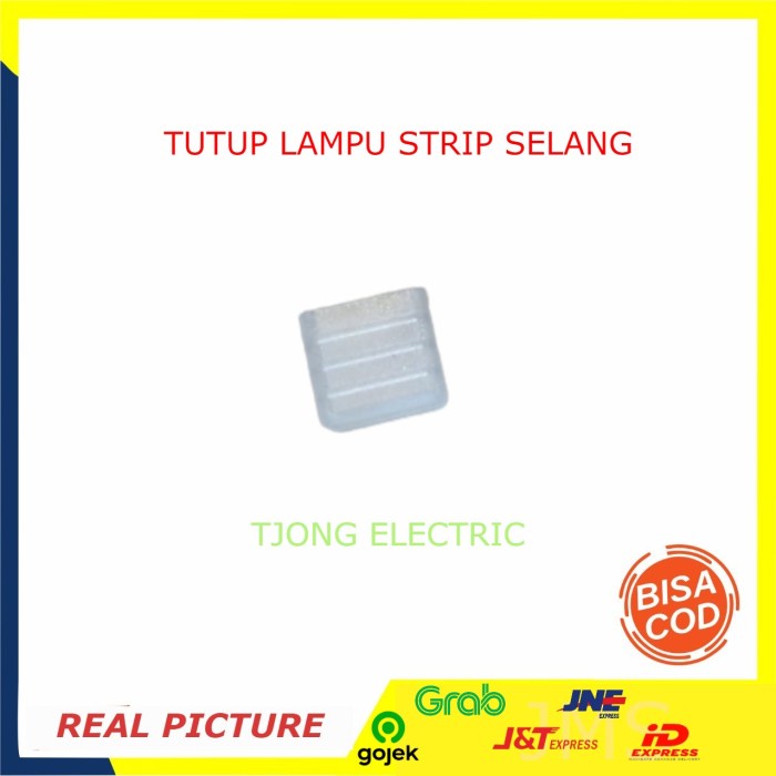 TERLARIS TUTUP LAMPU LED STRIP SELANG 5050 - TUTUPAN UJUNG LAMPU SELANG