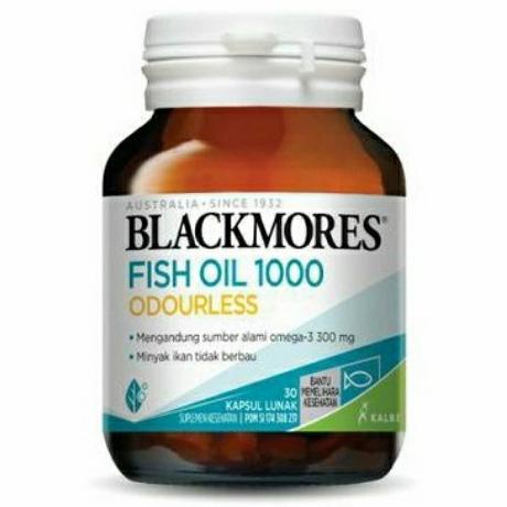 Blackmores Odourless Fish Oil Omega 3 1000 mg