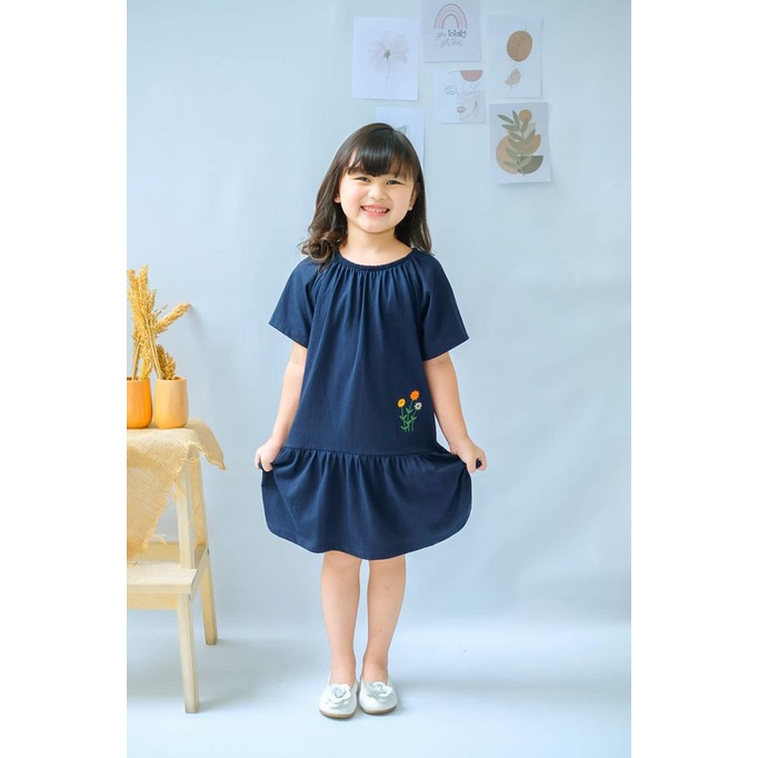 Dress Anak Camelia Lucuna Original Kaos Smilee Super Premium