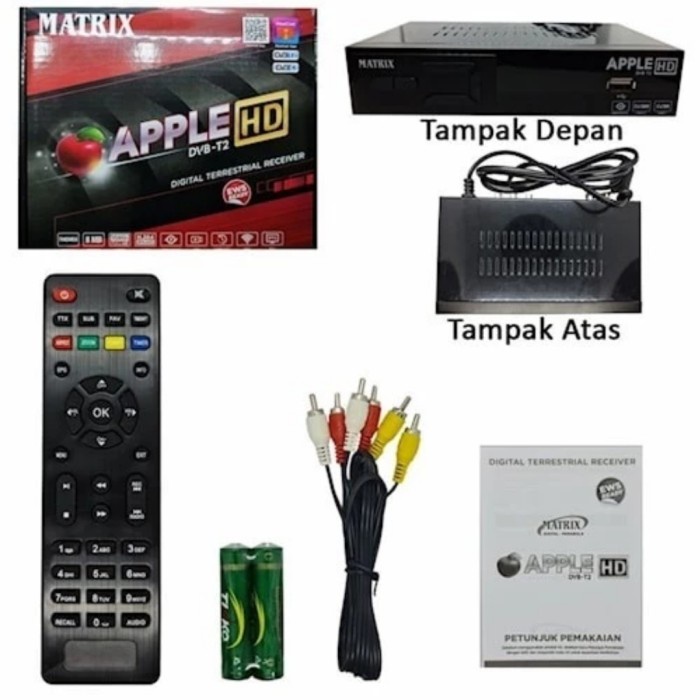 STB - Set Top Box TV Digital Matrix DVB T2 Apple Tv Digital Full HD