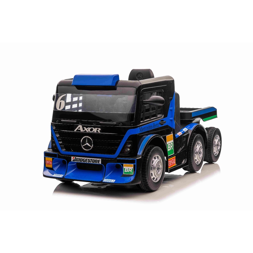 Mainan anak mobil aki Yukita 622 truck lisensi 12V - Kuning - Kuning