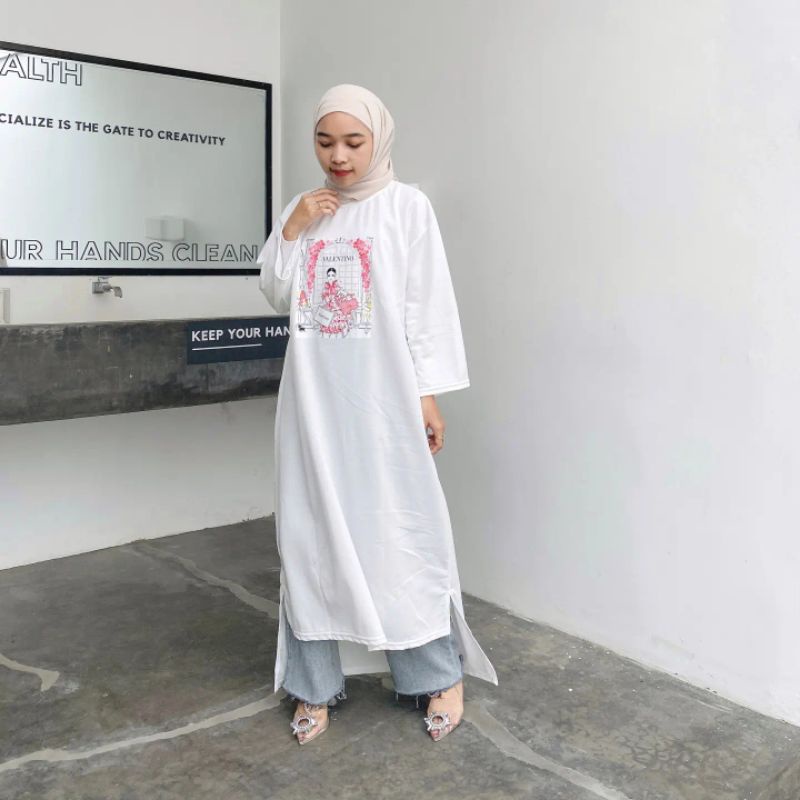 Oversize Long Tunik Valen