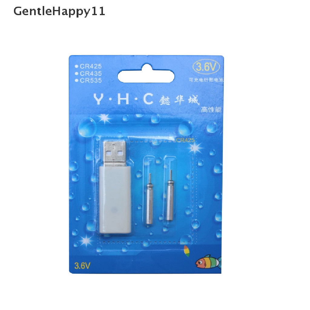 Gentlehappy Rechargeable CR425 Charger USB Untuk Pelampung Elektronik Malam Memancing id