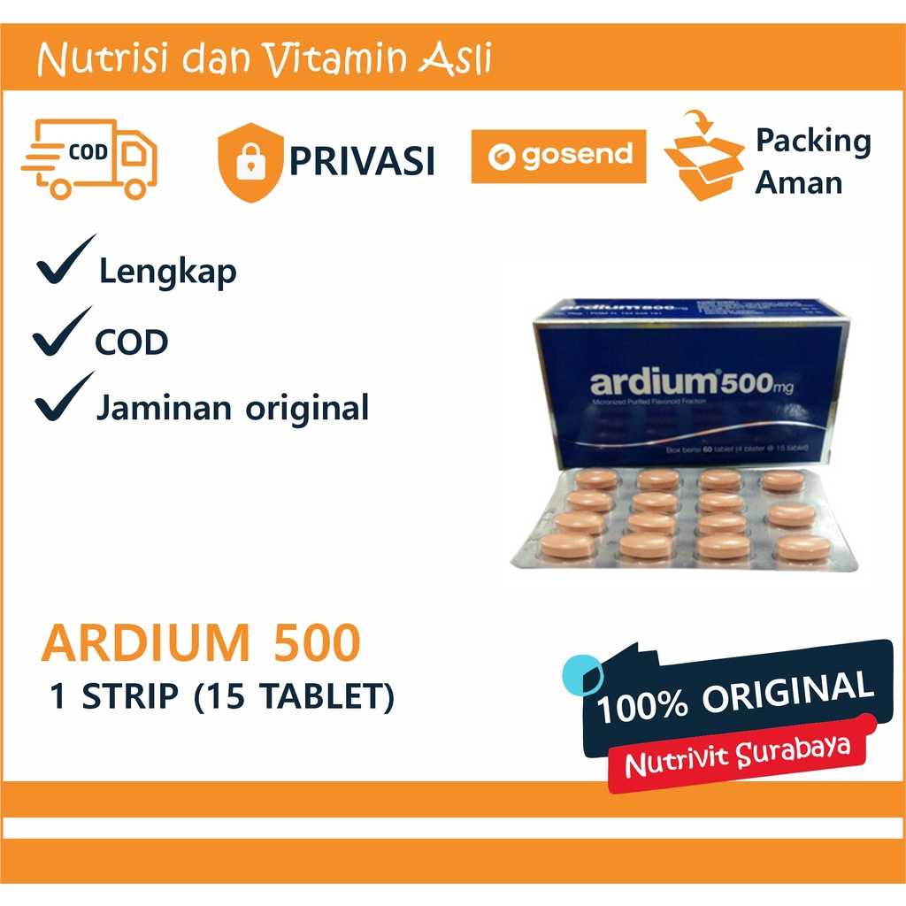 Ardium 500Mg 1 Blister 15 Tablet