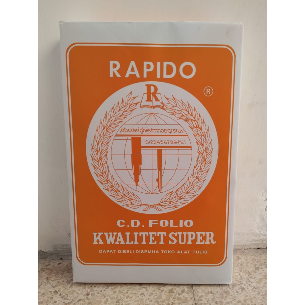 

Kertas CD Buram Rapido Folio isi 400 lembar/Rim
