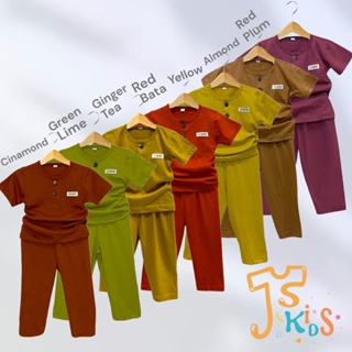 JISA Kids - Baju Anak / Setelan Anak Kiano Kancing Depan Mirror Libby Kids