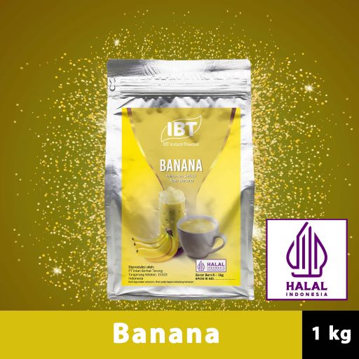 

Bahan Minuman Serbuk Bubuk Rasa Banana Pisang IBT Instant Powder