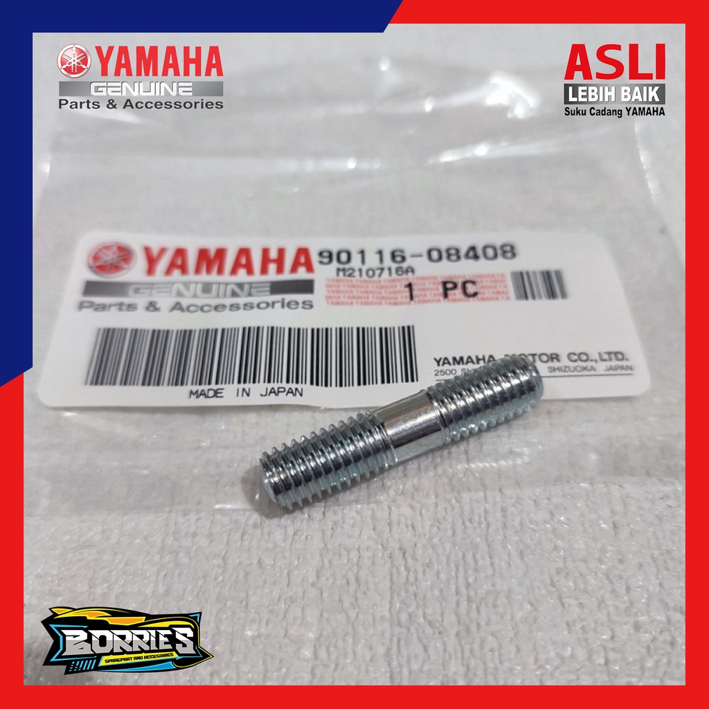 BAUT TANAM KNALPOT RX KING,RXZ,RXS,YT115 ASLI ORI ORIGINAL YAMAHA YGP 90116-08408