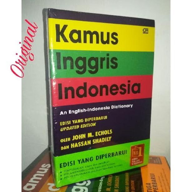 Jual Kamus Bahasa Inggris Indonesia John Echols Soft Cover Shopee Indonesia