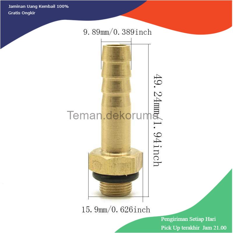 TD - PR YINGTOUMAN Konverter Kepala Tabung Gas Camping 8-10mm Pipe - YTM-78