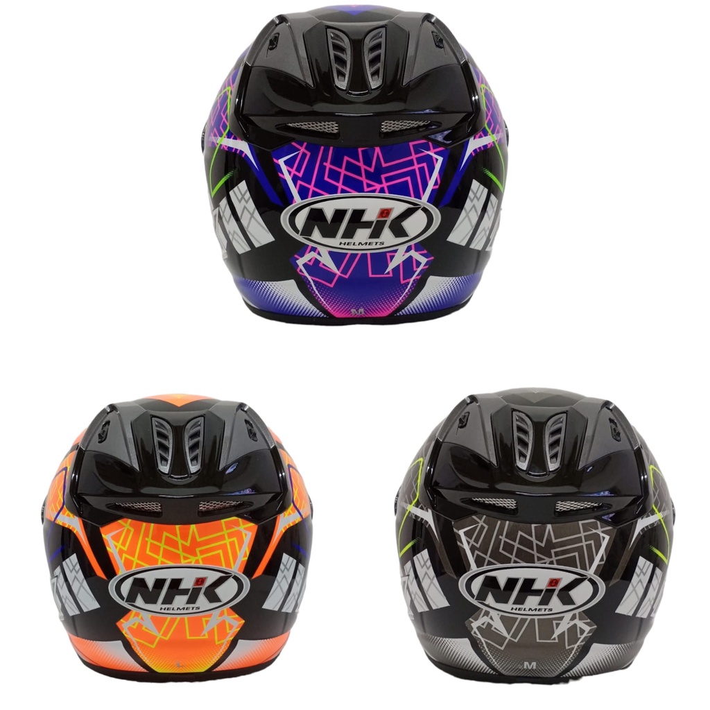 NHK R6 R44 ALL WARNA HELM OPEN FACE VISOR CLEAR