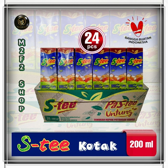 

Sale S-tee / Stee Minuman Teh Kotak - 200 ml /TEH DIET/TEH PELANGSING/TEH HIJAU/TEH JATI CINA/TEH