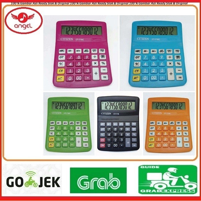 

Calculate Kalkulator Citizen 718 Warna / Calculator Citizen 718 / 12 Digit