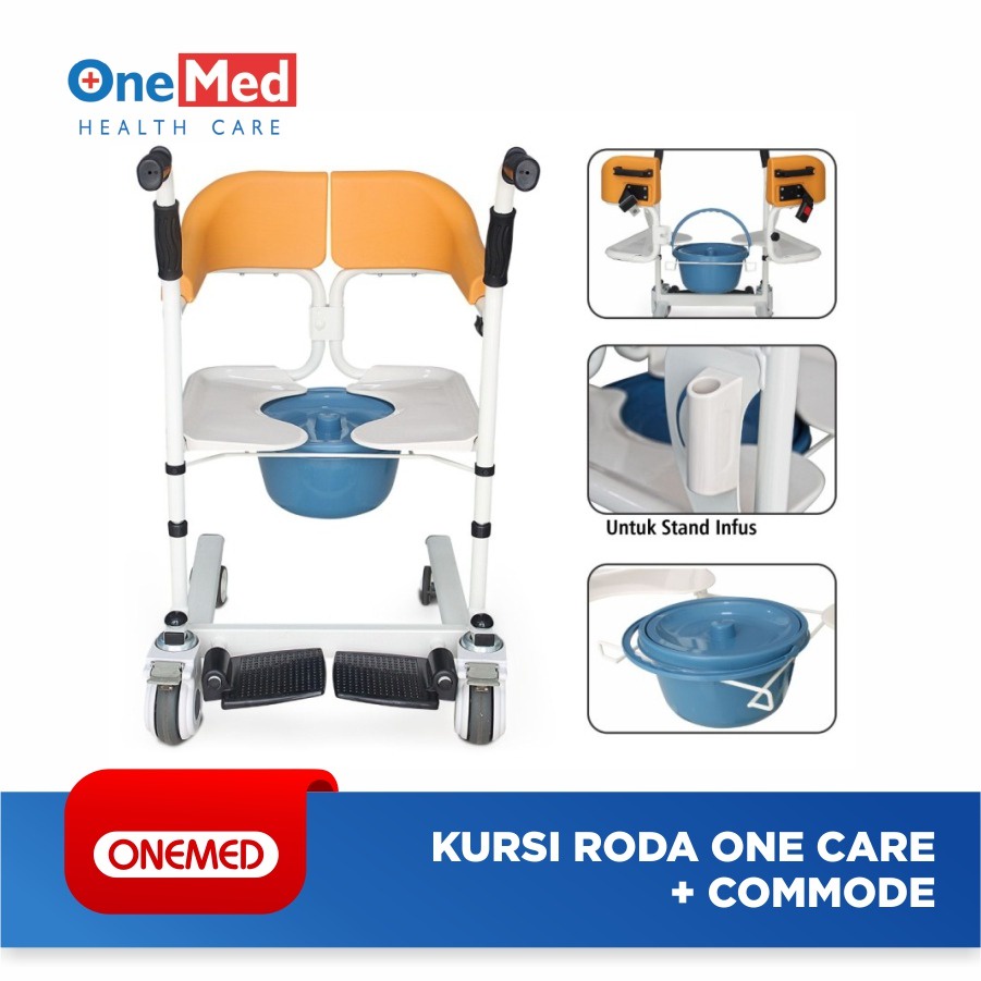 Jual Kursi Roda Transfer One Care Plus Commode Onemed Alk Oof Shopee Indonesia