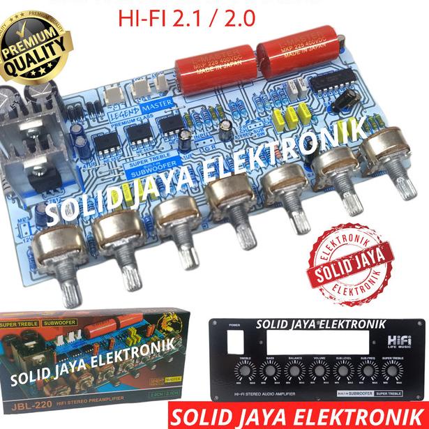 TONE CONTROL STEREO 2.1 2.0 HI FI JBL220 JBL-220 JBL 220 LEGEND MASTER