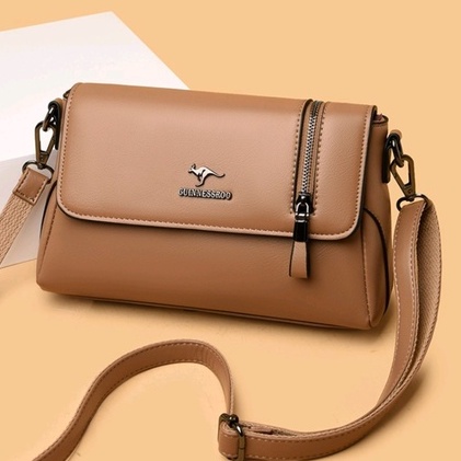 Tas Selempang Kotak Wanita Tas Selempang Bahu Kulit PU Lembut Kualitas Tinggi untuk Wanita 2022 Tas Tangan Mewah Baru Tas Wanita Tas Messenger Desainer Kantung-3