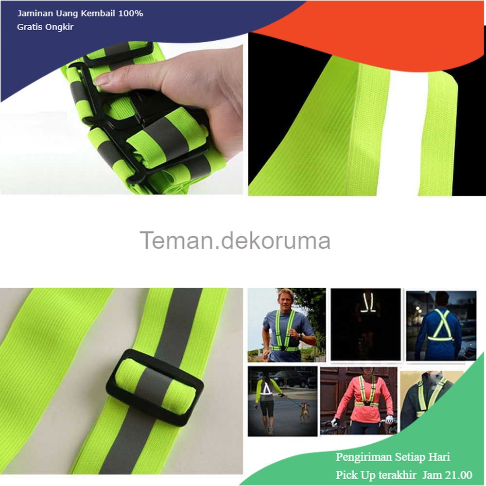 TD-PR2 CEZMKIO Sabuk Keselamatan dengan Reflektif - B08